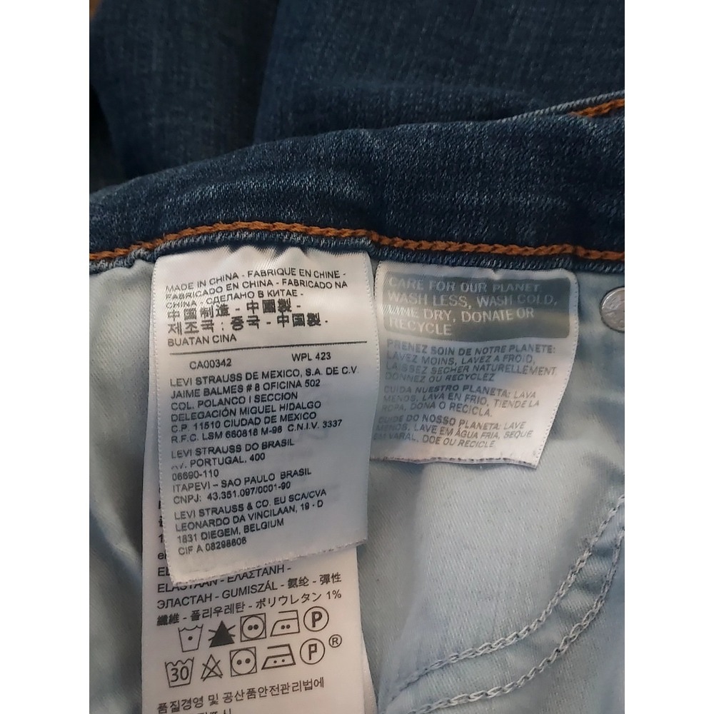 Levis 414 Classic Straight Jeans Womens 16W Blue Excellent Medium Wash Denim EUC - Picture 7 of 9